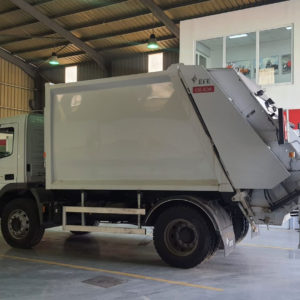 EFE refuse collection compactors mounted on Mercedes-Benz chassis delivered to Royal Hashemite Court