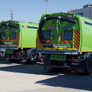 Erdemli street sweepers mounted on MAN chassis delivered to Greater Amman Municipality with all consumable service contract for 2 years