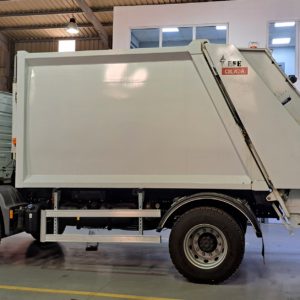 EFE refuse collection compactor mounted on Mercedes-Benz chassis delivered to Jarash Municipality.