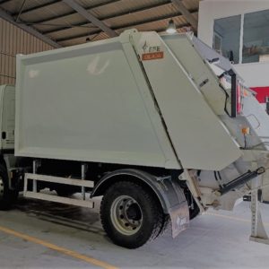 EFE refuse collection compactor mounted on Mercedes-Benz chassis delivered to Greater Ajloun Municipality.