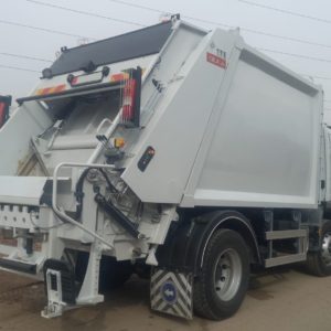 EFE refuse collection compactors mounted on Mercedes-Benz chassis delivered to Greater Jarash Municipality.
