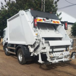 EFE refuse collection compactors delivered to Berqesh Municipality.