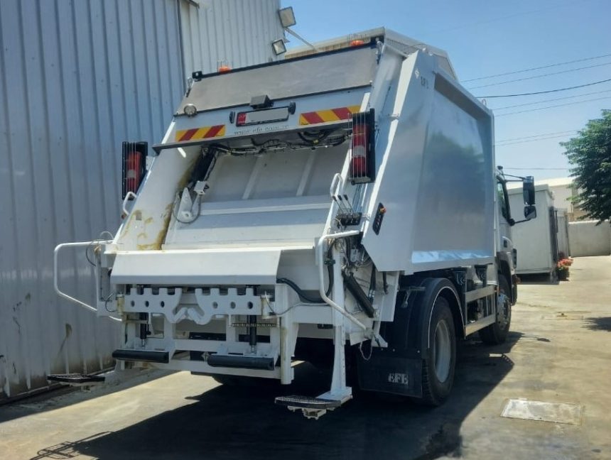 EFE refuse collection compactor delivered to AL-Mazar Al-Jadeedah Municipality.