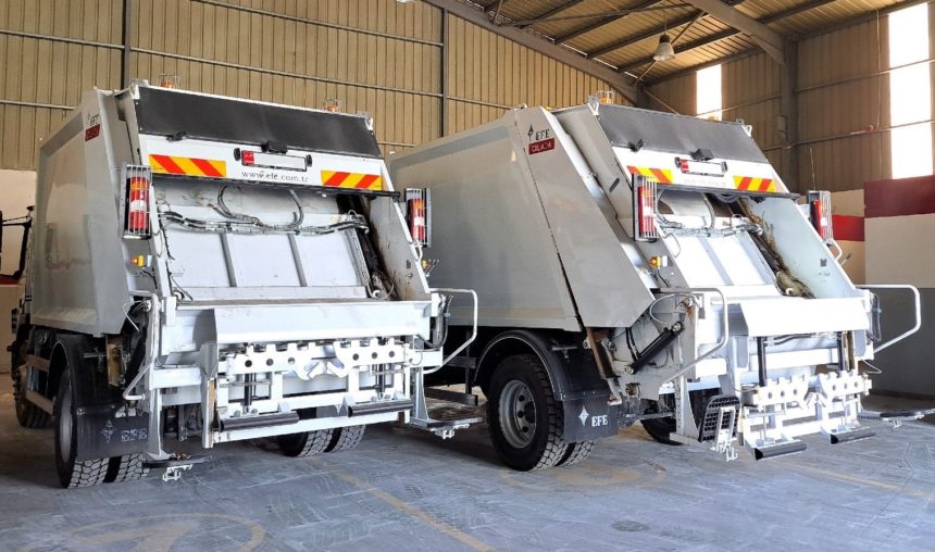 EFE refuse collection compactors delivered to AL-Zarqa Municipality