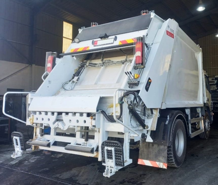 EFE refuse collection compactor delivered to Bereen Municipality