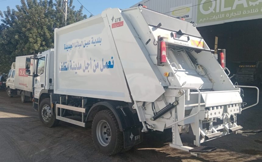 EFE refuse collection compactor delivered to Ain Al-Basha Municipality